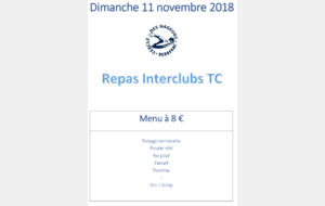 CNB Repas interclubs TC 11 11 2018 Bulletin d'inscription