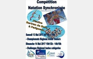 Championnats Régionaux de Natation Synchronisée à Périgueux