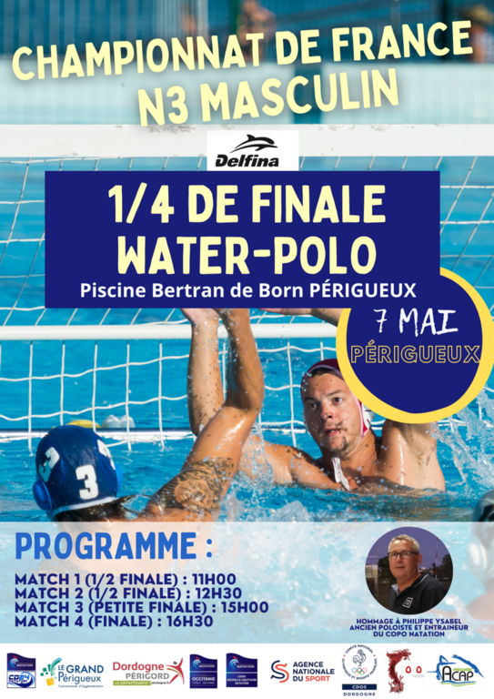 1/4 de finale des championnats de France de Water-polo N3