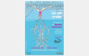 Gala Nage Synchronisée le 6 Juin 2015 à 19H30 piscine BdeB à Périgueux
