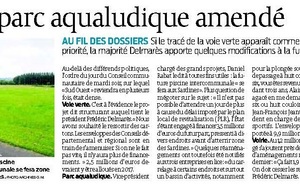 Parc Aqualudique Bergerac article Sud Ouest du 9 Mars 2017