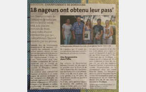 Article Dordogne Libre du 22-06-2017 Pass Competition BdB