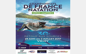 Championnats de France d'été des Maîtres (50m) - VICHY : Champions de France