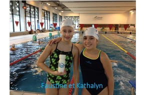 Petit clin d’œil sur 2 nageuses de l'ACAP: Faustine BALEK-DESCAMP et Kathalyn SEMPE