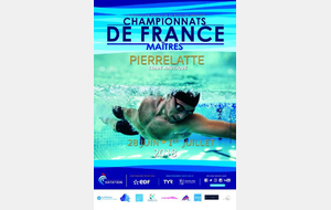 Championnat de France maîtres à Pierrelatte du 28 Juin au 1ier Juillet 2018