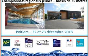 Championnats régionaux Jeunes à Poitiers et Bayonne les 22 et 23 Décembre 2018