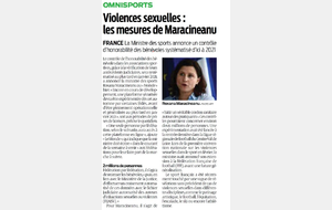 Violences sexuelles : les mesures de Maracineanu
