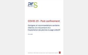 Coronavirus COVID-19 Protocole sanitaire relatif à la réouverture et au fonctionnement des établissements de bain - ARS Bretagne