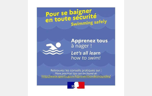 PRÉVENTION NOYADES Pour nous protéger, apprenons à nager 