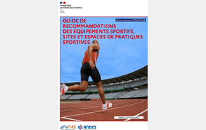 COVID-19: Protocole sports guide equipements sportifs au 19 mai 2021