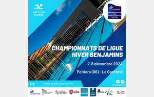 Bilan des Championnats de Ligue Nouvelle Aquitaine Hiver Benjamins-25m les 7 &amp; 8 décembre 2024