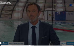 Reportage France TV sur les pénuries de piscines en Dordogne - 19 / 20 du 19 mai 2025