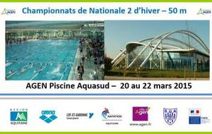 Championnats National 2 d’hiver bassin 50m