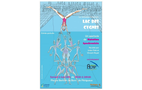Gala Nage Synchronisée le 6 Juin 2015 à 19H30 piscine BdeB à Périgueux