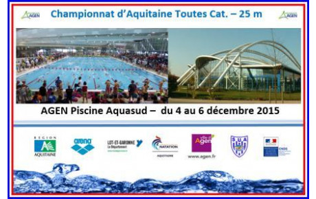 Nageurs qualifiés pour les Championnats N2 en bassin de 25m de St Yiriex 