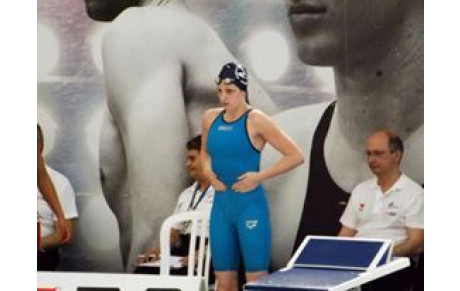 Record départemental 100m brasse dame Pour Mélanie Escande au meeting d'Agen.