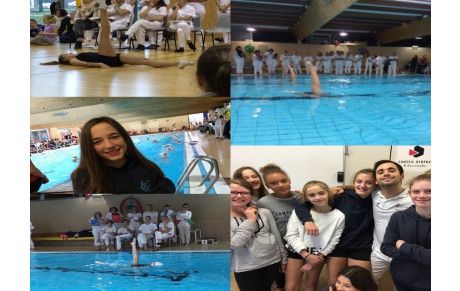 10 12 2017 2ième synchronat à Pessac pour l'ACAP section Natation synchro