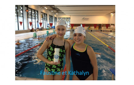 Petit clin d’œil sur 2 nageuses de l'ACAP: Faustine BALEK-DESCAMP et Kathalyn SEMPE