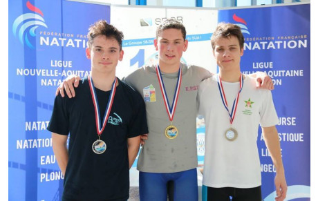 Deuxième place au 50 dos pour Achille Dujarric aux Championnats de Nationale 3 Printemps Q2 - 50 m à Agen