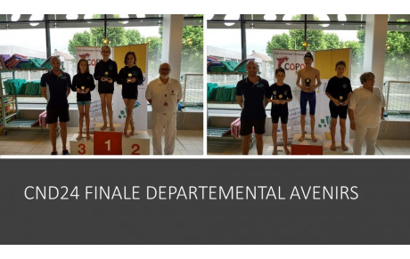 CND24 Classement Finale départementale du Natathlon Avenirs