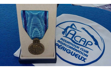 Patrick Heyer Récompensé de la Médaille de bronze de la jeunesse, des sports et de l'engagement associatif.