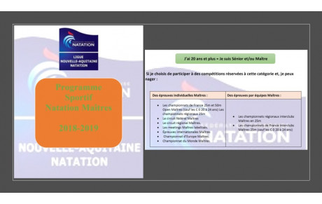 Réglement Maîtres LNNA saison 2019