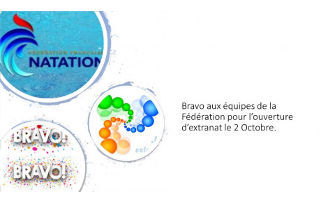 Extranat: bravo à la FFN