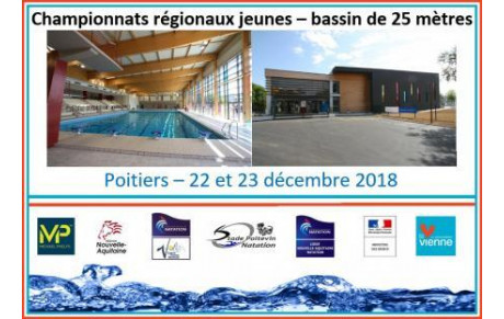 Championnats régionaux Jeunes à Poitiers et Bayonne les 22 et 23 Décembre 2018