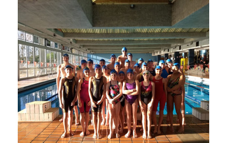 Gros week end natation en Dordogne