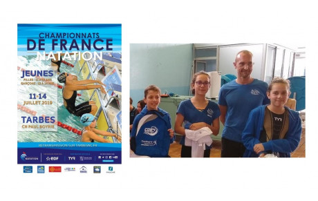 Iers Championnats de France Jeunes - Lucien-Zins - 50 m Du Jeudi 11 au Dimanche 14 Juillet 2019