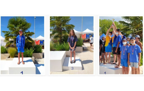 Critérium régional Jeunes Nouvelle Aquitaine : 9 podiums dont 2 titres pour les nageurs de l’ACAP !