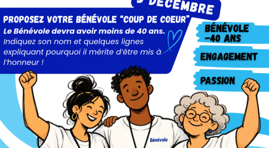 Journée mondiale du bénévolat : 5 décembre : mettons nos bénévoles à l’honneur !